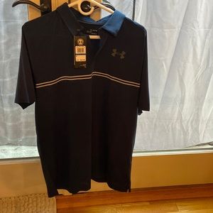Under Armour Blue Polo XL
